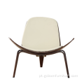 Nordic Ins Creative Creative Minimalist Walnut Living Chair